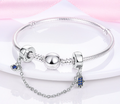 Flexible Evil Eye Bracelet (One Strand)