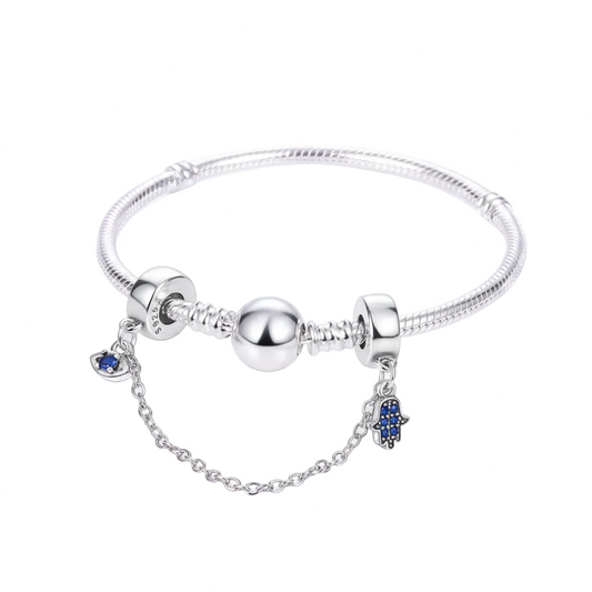 Flexible Evil Eye Bracelet (One Strand)