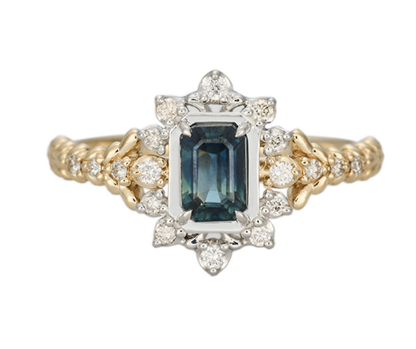 Anillo de Topacio Natural en Plata 925