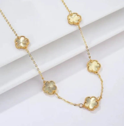 Floral Elegance Titanium Choker