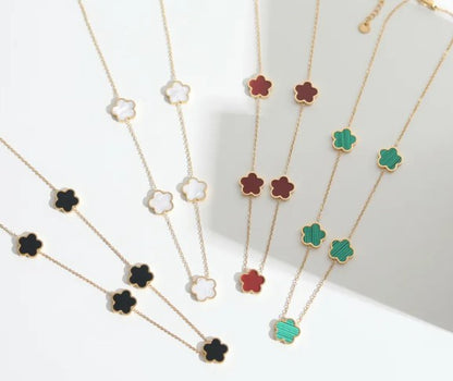 Floral Elegance Titanium Choker
