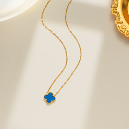 Collar de Trébol de Oro de 18K Céline Luxury para Mujer (Individual)